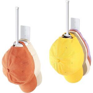 baseball cap hat rack wall mount hat organizer stainless steel hat holder set